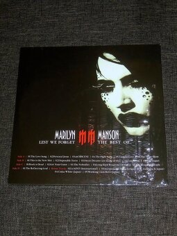 2LP Marilyn Manson - Lest We Forget -The Best Of (2004) NOVÉ - 2