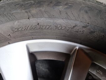 Zimní pneu 225/65R17 na origo kolech Mazda - 2