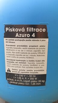 Písková filtrace, čerpadlo - 2