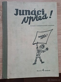 Svázaný časopis Junáci Vpřed - 2