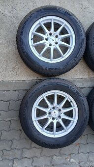 Prodám Alu kola Mercedes 7,5Jx17 H2 ET53 pneu 235/65 R17 Xl - 2