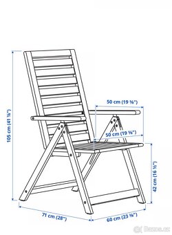 Zahradní židle Nämmarö z IKEA - 2