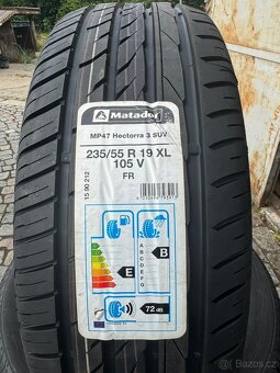 NOVÉ letní pneu MATADOR 235/55/19 - 2