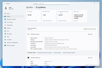 PC/i3-7300T 4x3,5GHZ/16GB DDR4/256GB SSD+500GB/GPU 4GB/W11 - 2