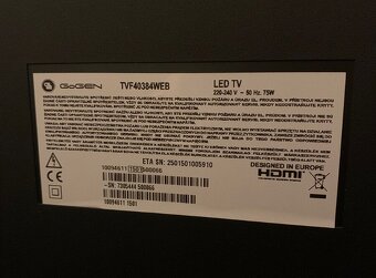 LED Smart TV GoGEN TVF 40384 WEB - 2