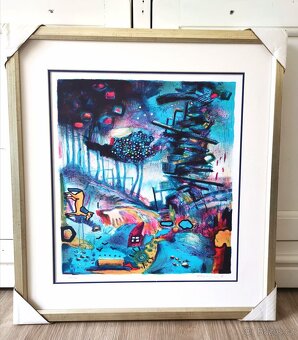 Obraz Vladimír Větrovský litografie - 2