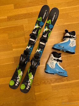 Dětské carvingové lyže Elan Maxx 90 + přeskáče Dallbelo CX - 2