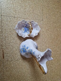 Růžový porcelán s pomněnkami - 2