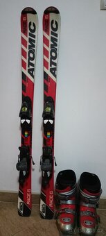 Dětské lyže Atomic Race 6  120 cm+ lyžáky Dalbello - 2