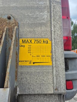hydraulické čelo ZEPRO 750 kg – Iveco Daily (12V) - 2