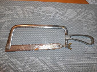 Starožitná pilka na kosti DOHNAL + COMR celková délka 34cm - 2