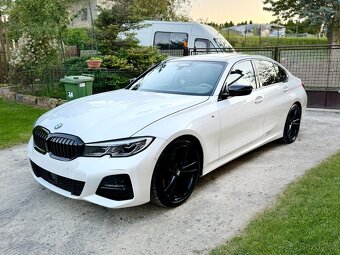 BMW 330i G20 2019 Mpaket zadokolka 190kw, bílá perleť, 19" - 2