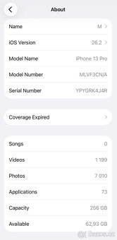 Prodám iPhone 13 Pro 256GB Silver - 2