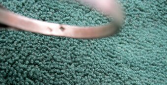 Stříbrný prsten s monogramem - stříbro 900/1000 - 2