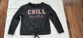 dětská mikina s flitry vel.134/140 - 2