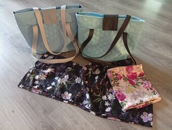 Šátek že šifonu..kabelka/taška - 2