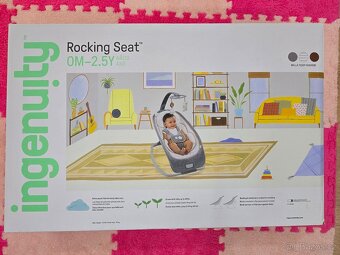 Ingenuity - Dětské vibrující houpátko s melodií BOUTIQUE 3xL - 2