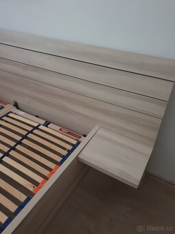 dvoupostel Linea, barva dub - 2