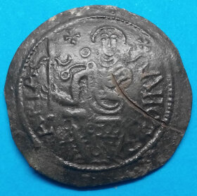 starožitná mince Béla III. Byzanc.. - 2