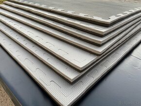 Tatami Champion puzzle šedo - černá 105cm x 105cm x 2cm - 2