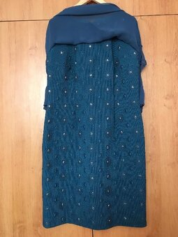 Nové společenské elegantní dámské šaty vel.46 - 2