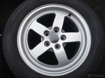 Prodám sadu Orig ALU kol Audi 205/60R16 zimní - 2