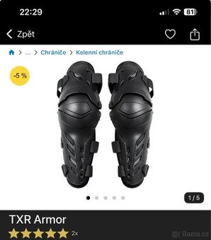 Prodám novy TXR body armor a chraniče na kolena a nohy - 2