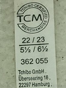 Holinky gumáky TCM Tchibo vel. 22/23 - 2