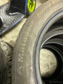 4x letní pneu 245/45 R18 matador - 2