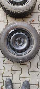 Pneumatika drapák r14 185/65 s plechové disky 5,5x14" 4x98 - 2