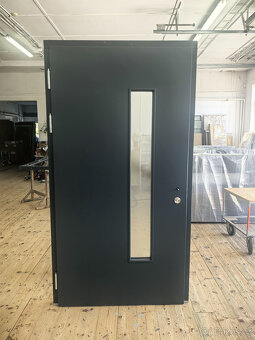 Vchodové dveře dřevěné Levé+Pravé - 2