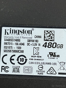 SSD SATA 2,5 Kingston A400 480GB - 2