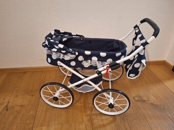 Teddies retro kočárek pro panenky - 2