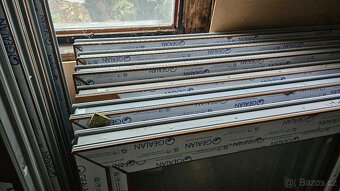 OKNO PVC 1765x1135 ZLATÝ DUB - NOVÉ - 6 KS - 2