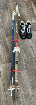Prodám set - běžky 140 cm + hůlky + boty - 2