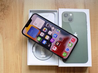  APPLE iPhone 13 128GB Green - ZÁRUKA - TOP - 100% BATERIE - 2