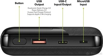 AlzaPower Source 20000mAh Quick Charge 3.0 černá - 2