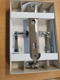 Dveřní kování TERNO Rostex stříbrné klíč - 2