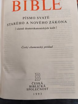 Prodám Bibli - 2