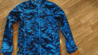 NOVÁ Modrá softshellová bunda vel. 146/152 - 2