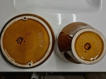 Souprava váza a miska - 2