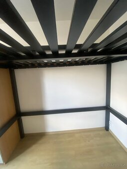 Patrová postel 140x200 černa Ikea - 2