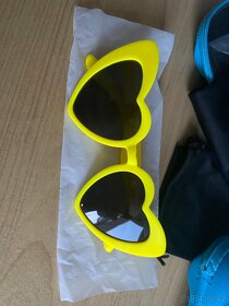 Dětské brýle Long Keeper žluté srdce nové pouzdro - autičko - 2