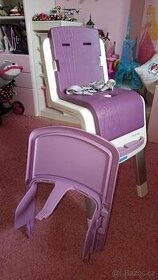 Rostoucí židlička Nuna ZAAZ pewter fialová - 2