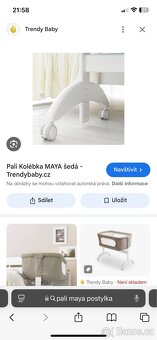 Dětská pojízdná postýlka Pali Maya - 2