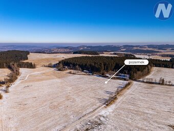Prodej stavebního pozemku pod Boubínem, 7.713 m2, Veselka - 2