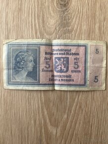 5 Korun (1940), série H - Protektorát Č. a M. - 2