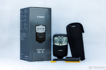 2 ks Blesk Canon Speedlite EL5 + 1 ks Canon Speedlite Transm - 2