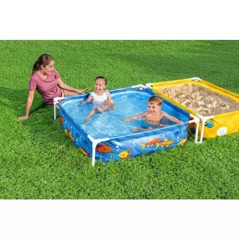 NOVÝ BAZÉN S PÍSKOVIŠTĚM BESTWAY 213 x 122 x 30,5 cm PC/1599 - 2