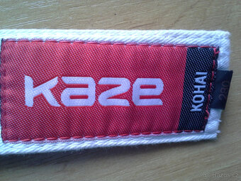 Karate pásek bílý kaze + chrániče S - 2